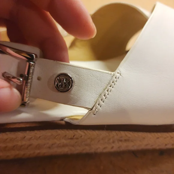 Michael Kors Meryl Criss Cross Espadrille Platform Women SZ 8M - Picture 11 of 14